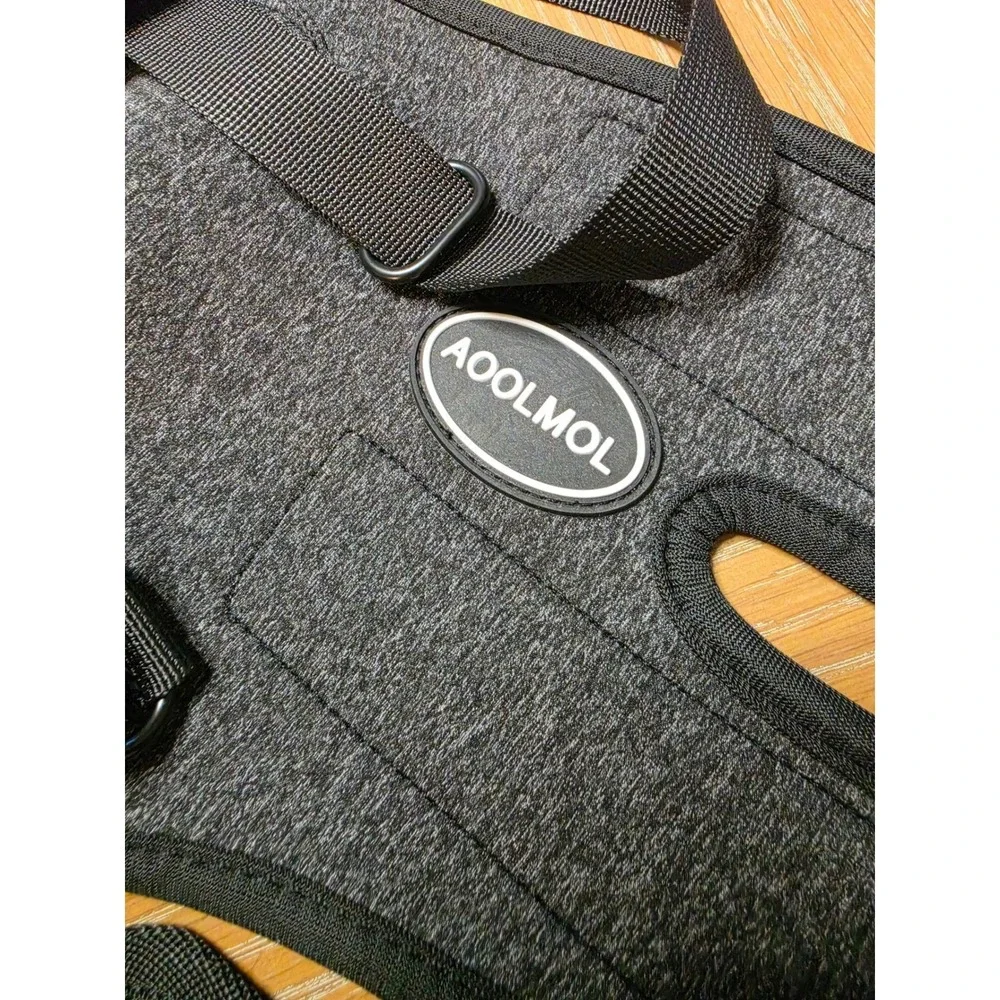 AOOLMOL Dog Assistive Harness Rear Leg Lift Support Sling Dark Grey, Small NEW